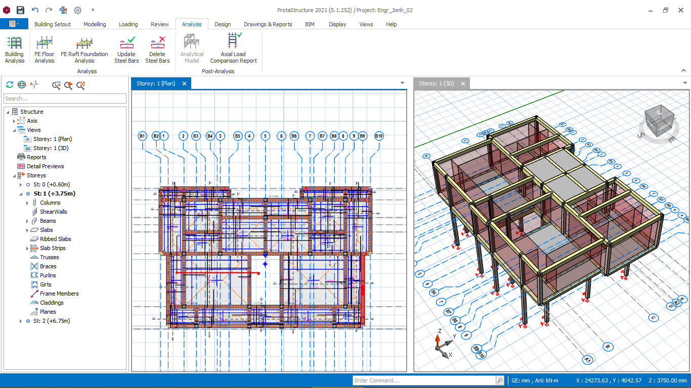 Structural design services for residential building