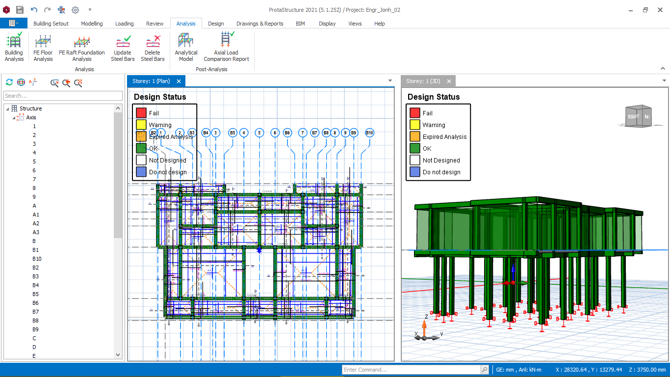 Structural design services for residential building