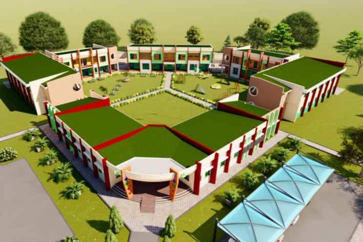 smart-school building construction view 3
